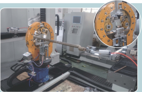 ZCN090AST-（2200）3600 水電多級(jí)線圈、風(fēng)電、水電線棒數(shù)控包帶機(jī)